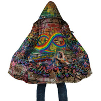 Pride Graffiti Wall Cloak Speak Your Truth, Embrace Your Color