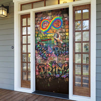Pride Graffiti Wall Door Cover Speak Your Truth, Embrace Your Color