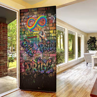 Pride Graffiti Wall Door Cover Speak Your Truth, Embrace Your Color