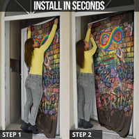 Pride Graffiti Wall Door Cover Speak Your Truth, Embrace Your Color