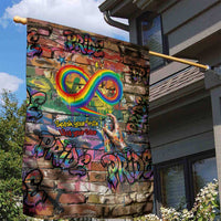 Pride Graffiti Wall Garden Flag Speak Your Truth, Embrace Your Color