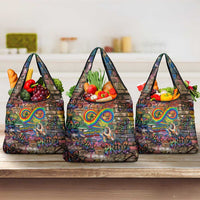 Pride Graffiti Wall Grocery Bag Speak Your Truth, Embrace Your Color