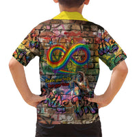 Pride Graffiti Wall Hawaiian Shirt Speak Your Truth, Embrace Your Color