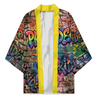 Pride Graffiti Wall Kimono Speak Your Truth, Embrace Your Color