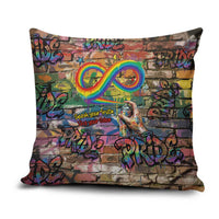 Pride Graffiti Wall Pillow Cover Speak Your Truth, Embrace Your Color