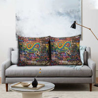 Pride Graffiti Wall Pillow Cover Speak Your Truth, Embrace Your Color