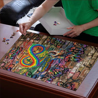 Pride Graffiti Wall Puzzle Speak Your Truth, Embrace Your Color