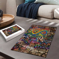 Pride Graffiti Wall Puzzle Speak Your Truth, Embrace Your Color