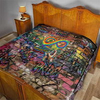 Pride Graffiti Wall Quilt Speak Your Truth, Embrace Your Color