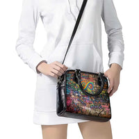 Pride Graffiti Wall Shoulder Handbag Speak Your Truth, Embrace Your Color