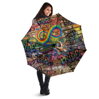 Pride Graffiti Wall Umbrella Speak Your Truth, Embrace Your Color