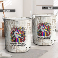 Loud & Proud Laundry Basket Riot and the Rainbow Protest Art