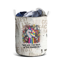 Loud & Proud Laundry Basket Riot and the Rainbow Protest Art