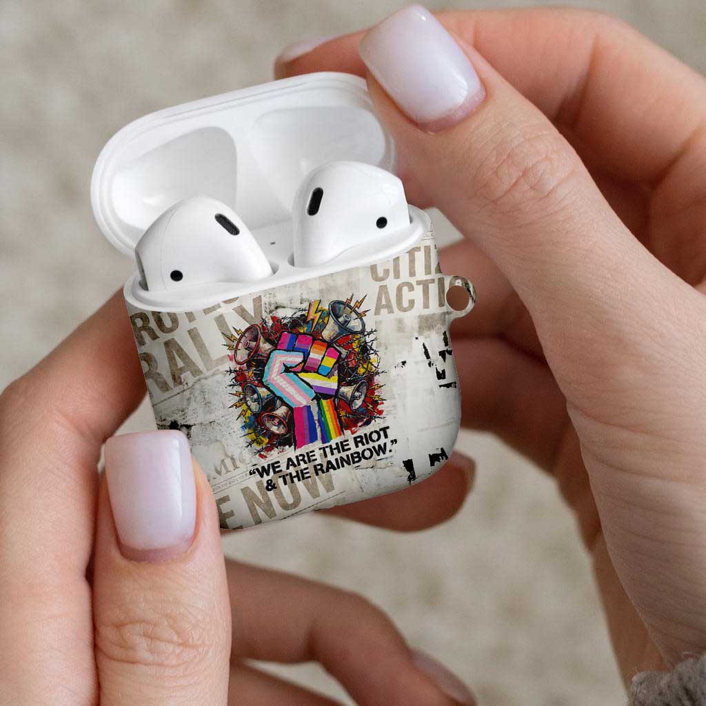 Loud & Proud AirPods Case Riot and the Rainbow Protest Art