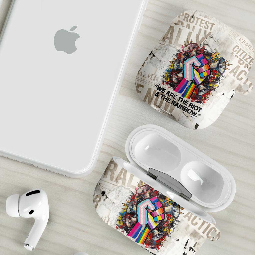 Loud & Proud AirPods Case Riot and the Rainbow Protest Art