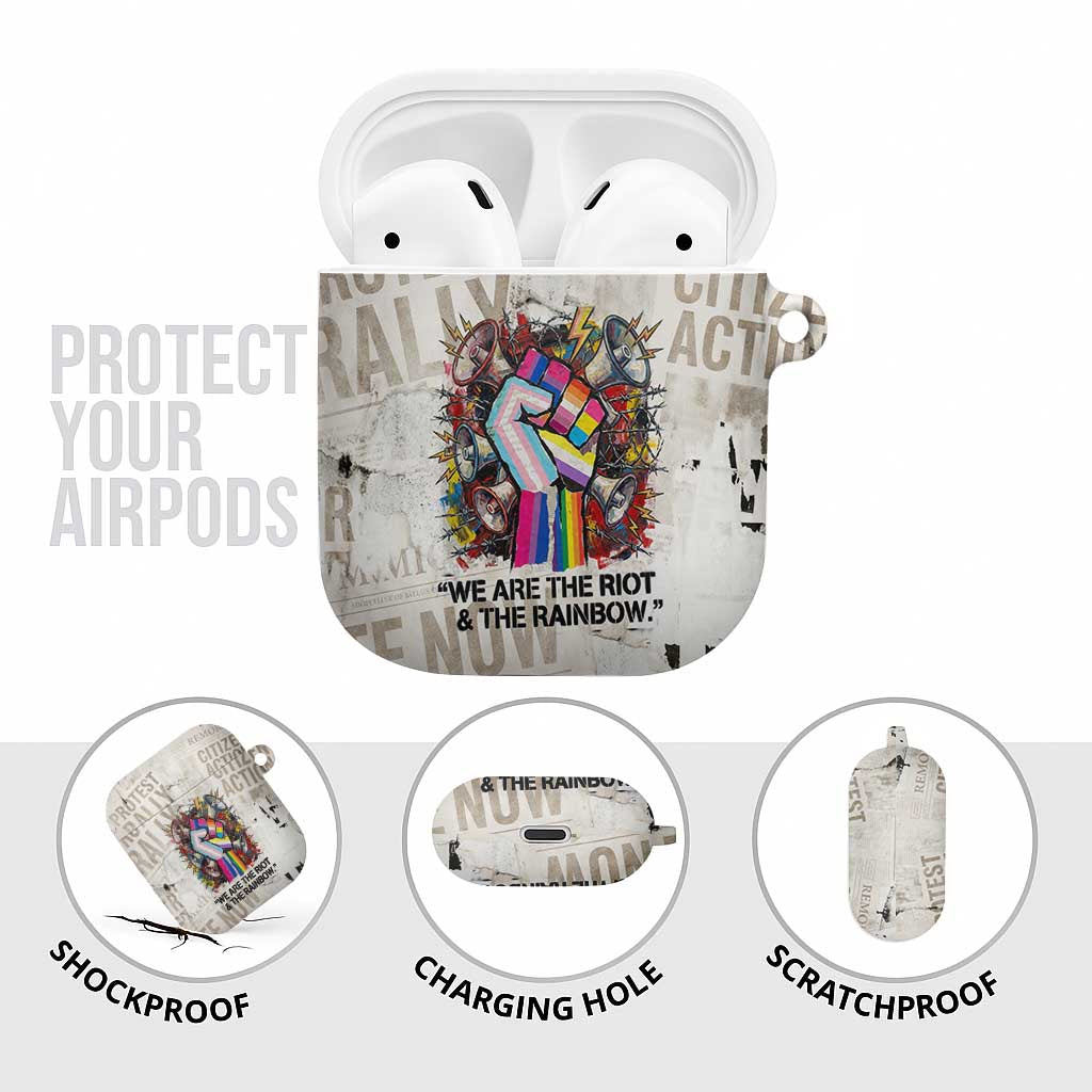 Loud & Proud AirPods Case Riot and the Rainbow Protest Art