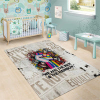 Loud & Proud Area Rug Riot and the Rainbow Protest Art