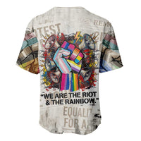 Loud & Proud Baseball Jersey Riot and the Rainbow Protest Art
