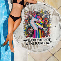 Loud & Proud Beach Blanket Riot and the Rainbow Protest Art