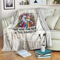 Loud & Proud Blanket Riot and the Rainbow Protest Art