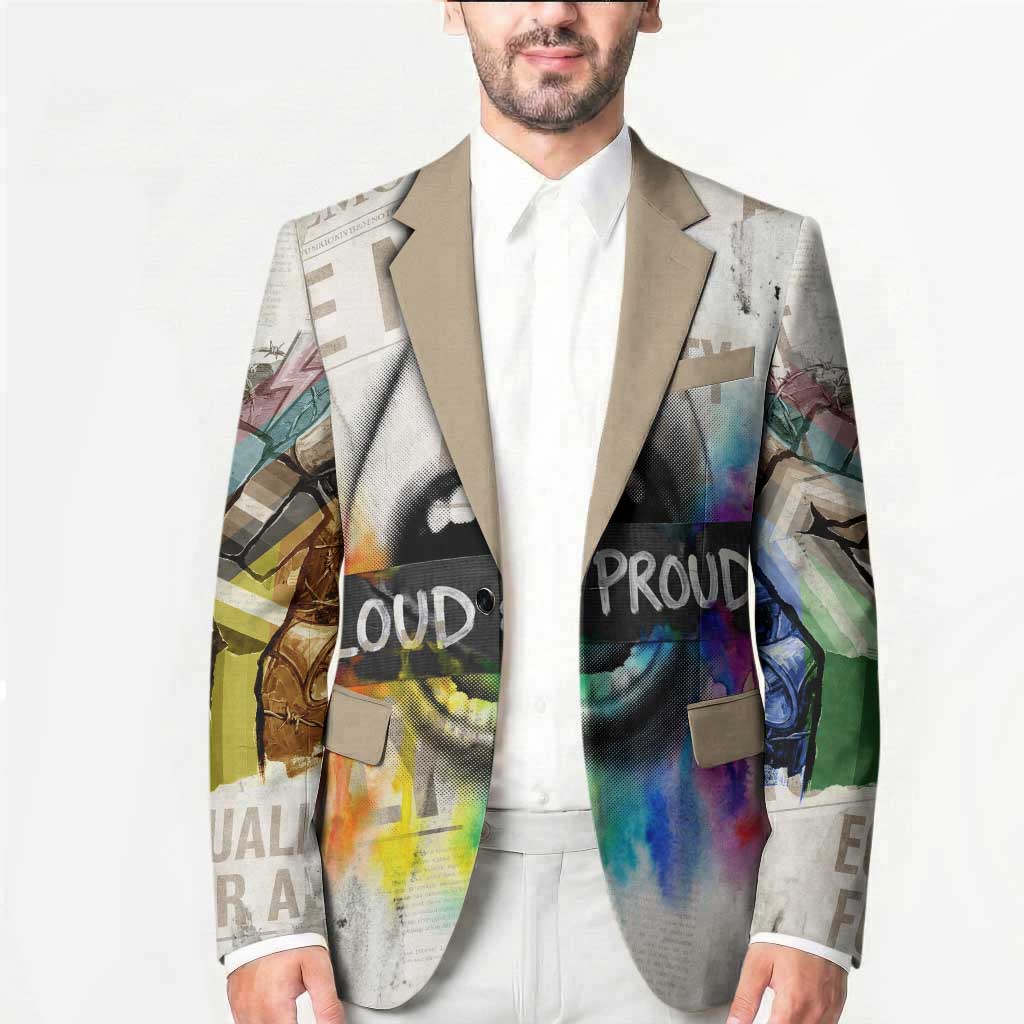 Loud & Proud Blazer Riot and the Rainbow Protest Art
