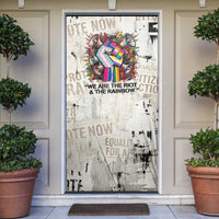 Loud & Proud Door Cover Riot and the Rainbow Protest Art