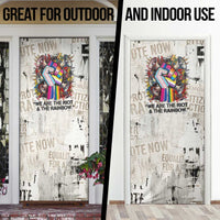 Loud & Proud Door Cover Riot and the Rainbow Protest Art