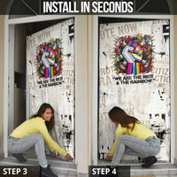 Loud & Proud Door Cover Riot and the Rainbow Protest Art