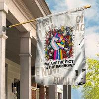 Loud & Proud Garden Flag Riot and the Rainbow Protest Art