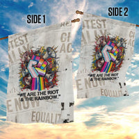 Loud & Proud Garden Flag Riot and the Rainbow Protest Art