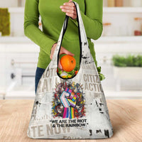 Loud & Proud Grocery Bag Riot and the Rainbow Protest Art