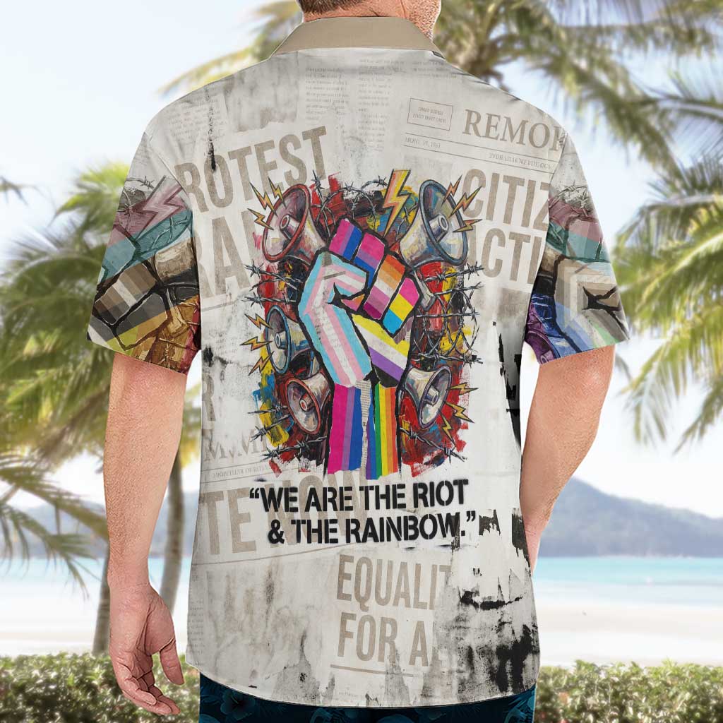 Loud & Proud Hawaiian Shirt Riot and the Rainbow Protest Art