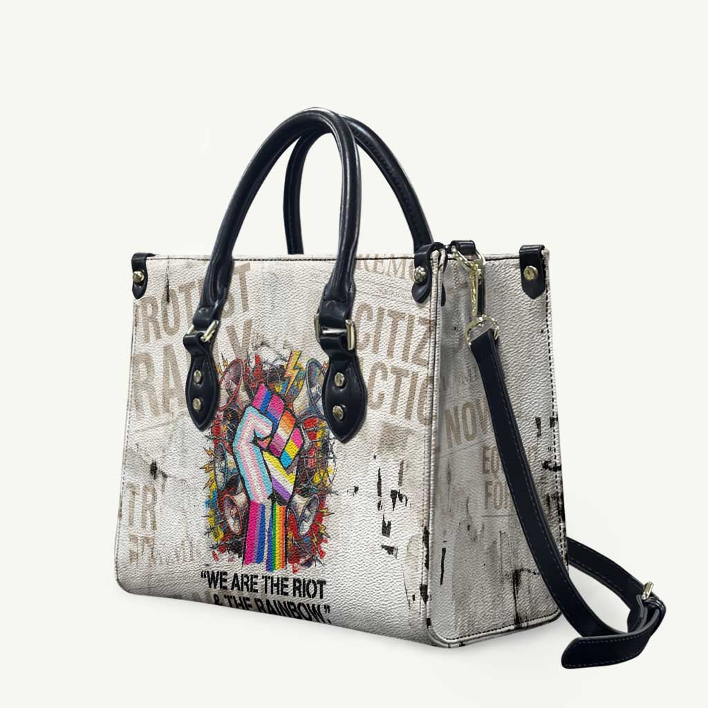 Loud & Proud Leather Bag Riot and the Rainbow Protest Art