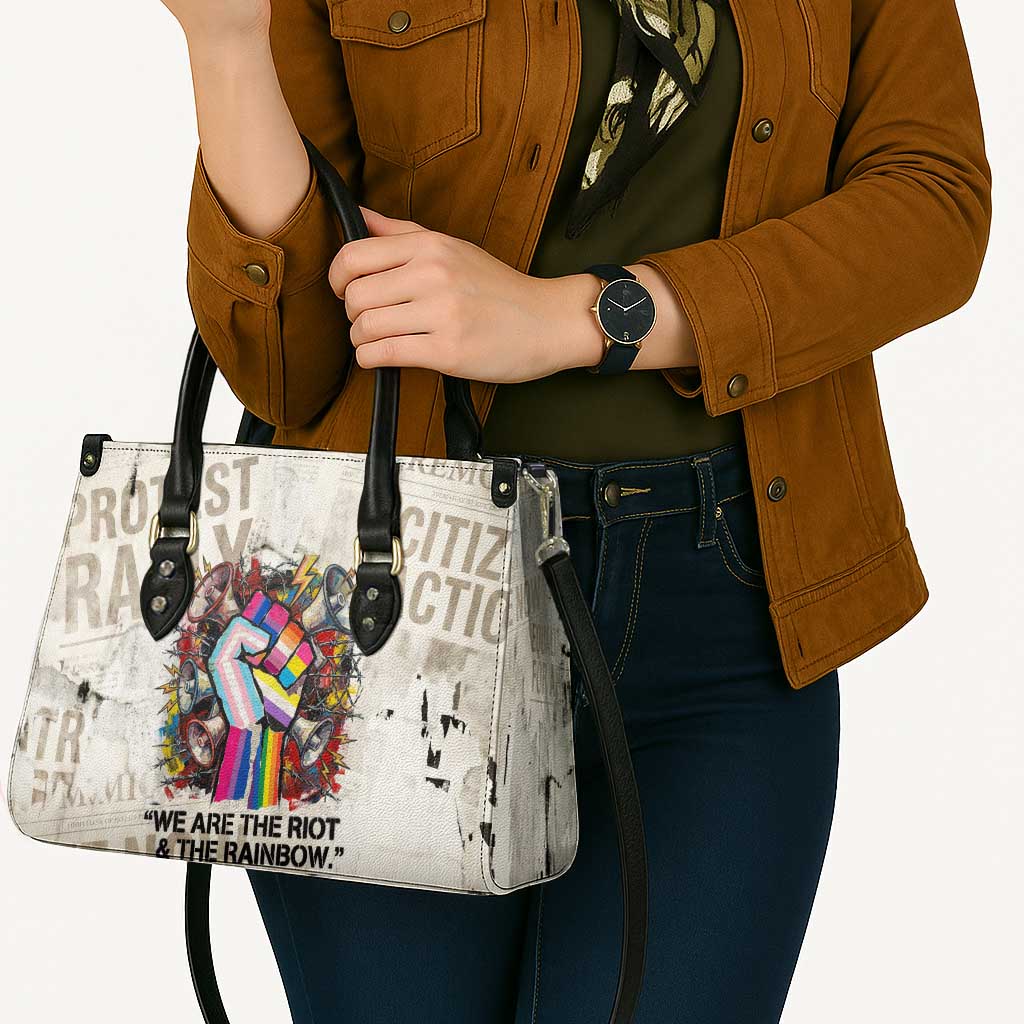 Loud & Proud Leather Bag Riot and the Rainbow Protest Art