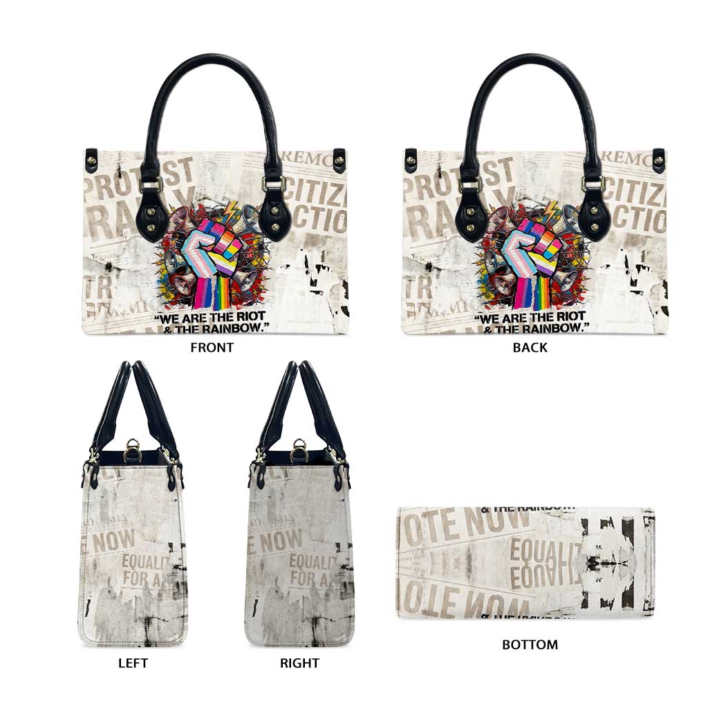 Loud & Proud Leather Bag Riot and the Rainbow Protest Art