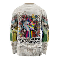 Loud & Proud Long Sleeve Shirt Riot and the Rainbow Protest Art