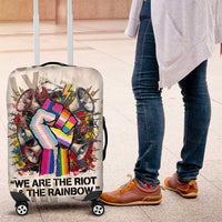 Loud & Proud Luggage Cover Riot and the Rainbow Protest Art