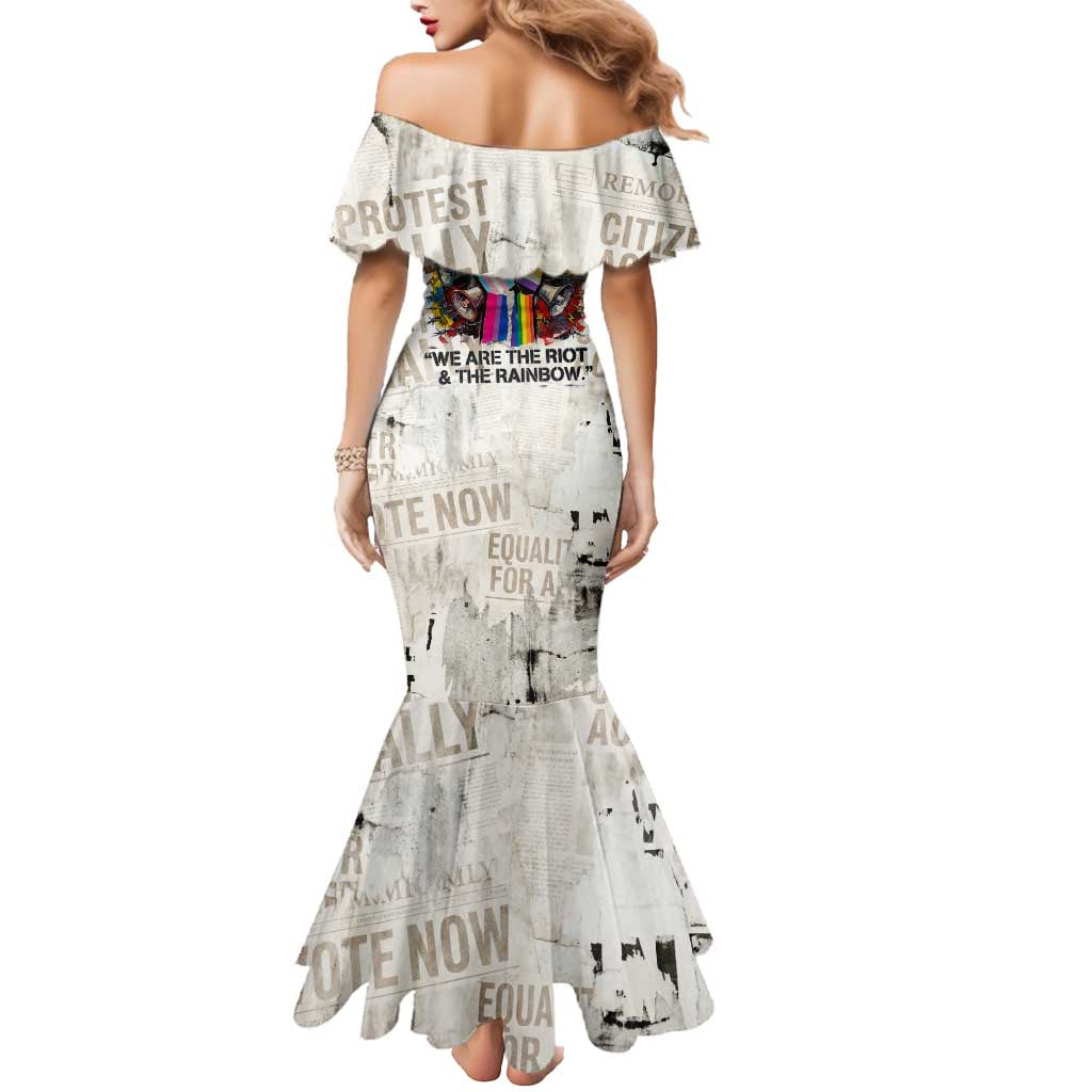 Loud & Proud Mermaid Dress Riot and the Rainbow Protest Art