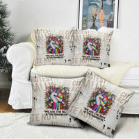 Loud & Proud Pillow Cover Riot and the Rainbow Protest Art