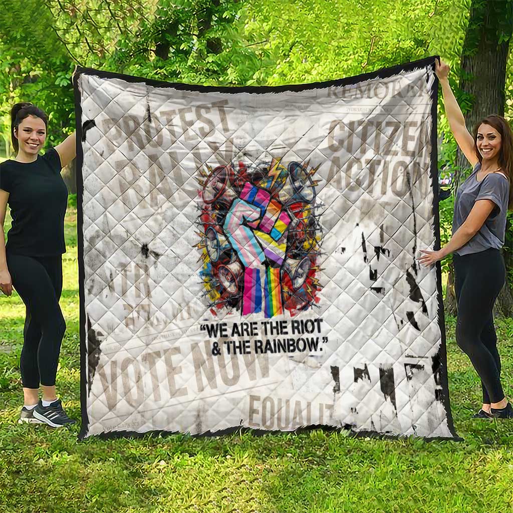 Loud & Proud Quilt Riot and the Rainbow Protest Art