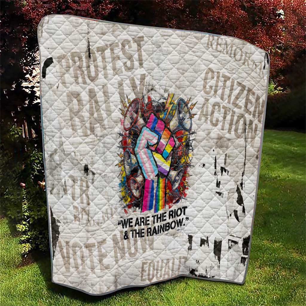 Loud & Proud Quilt Riot and the Rainbow Protest Art
