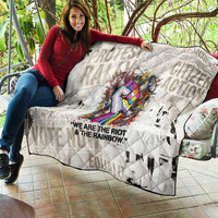 Loud & Proud Quilt Riot and the Rainbow Protest Art