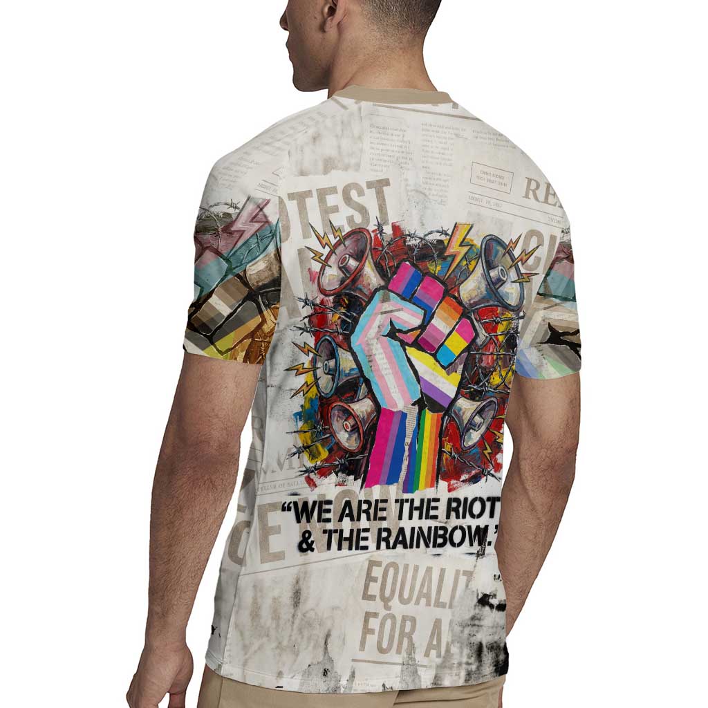 Loud & Proud Rugby Jersey Riot and the Rainbow Protest Art