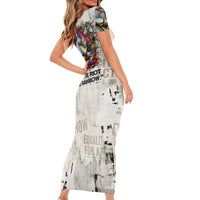 Loud & Proud Short Sleeve Bodycon Dress Riot and the Rainbow Protest Art
