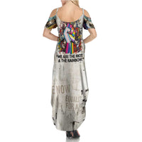 Loud & Proud Summer Maxi Dress Riot and the Rainbow Protest Art