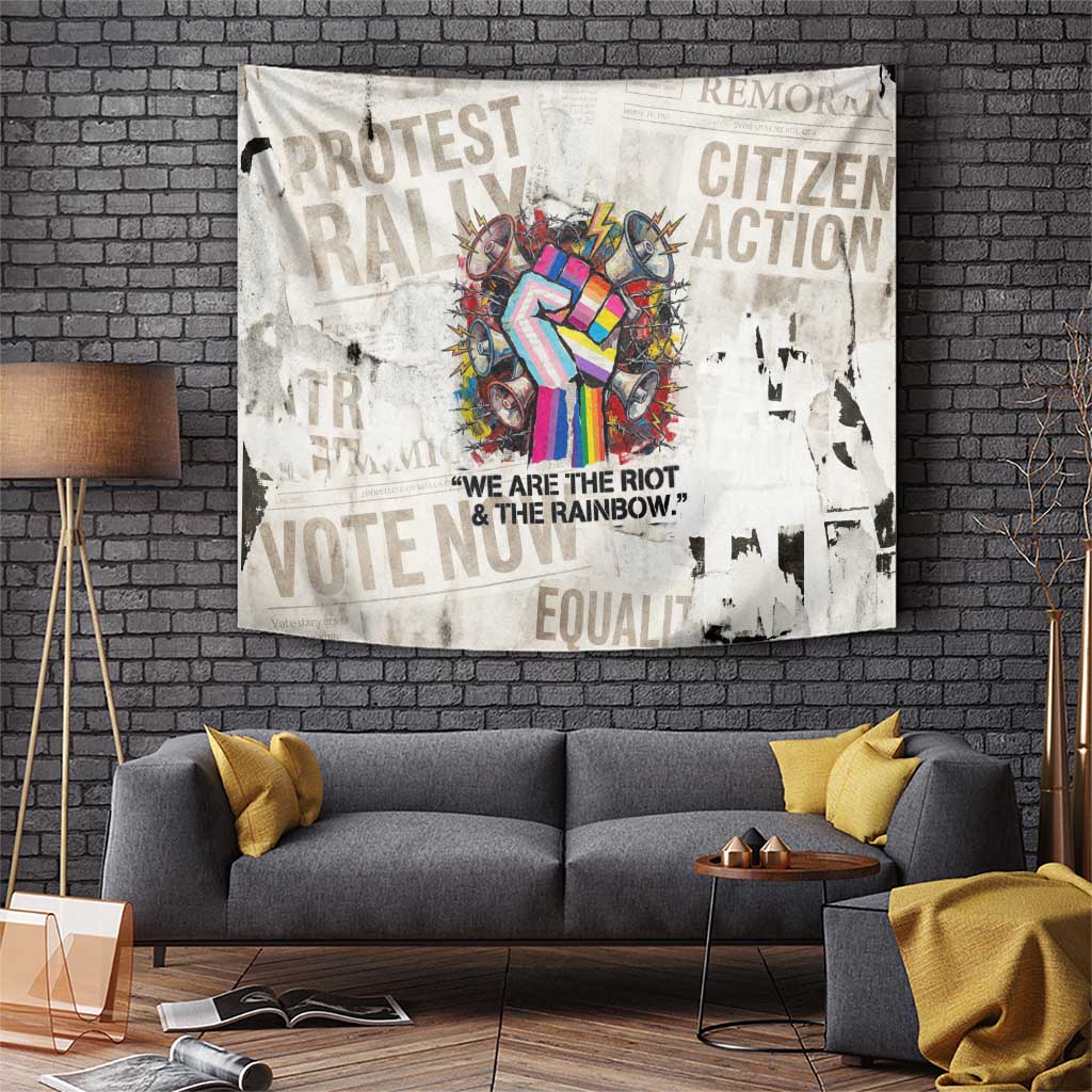 Loud & Proud Tapestry Riot and the Rainbow Protest Art