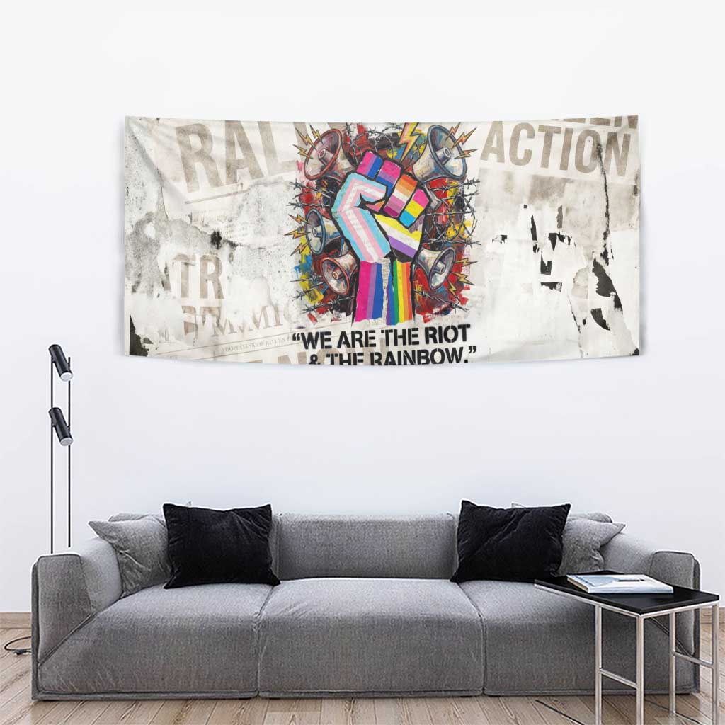 Loud & Proud Tapestry Riot and the Rainbow Protest Art
