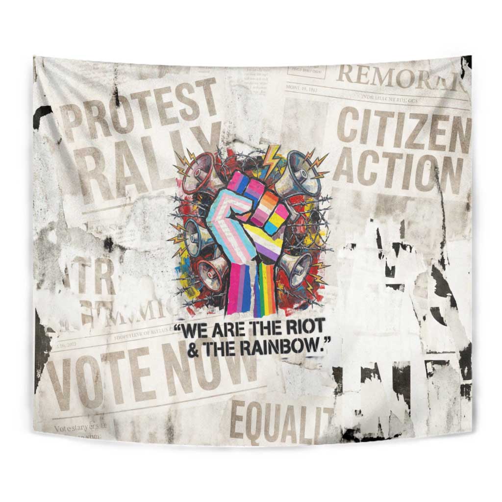 Loud & Proud Tapestry Riot and the Rainbow Protest Art