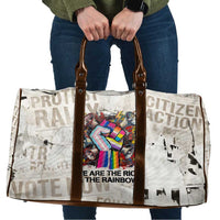 Loud & Proud Travel Bag Riot and the Rainbow Protest Art