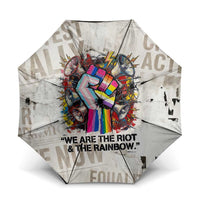 Loud & Proud Umbrella Riot and the Rainbow Protest Art
